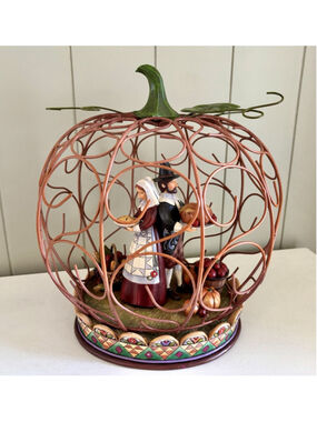 Jim Shore Blessed Be This Bounty Pumpkin Thanksgiving Harvest Centerpiece 2009